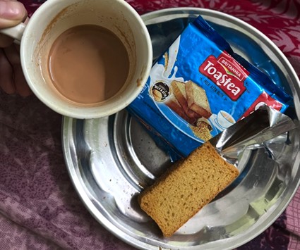 チャイとインドのラスク